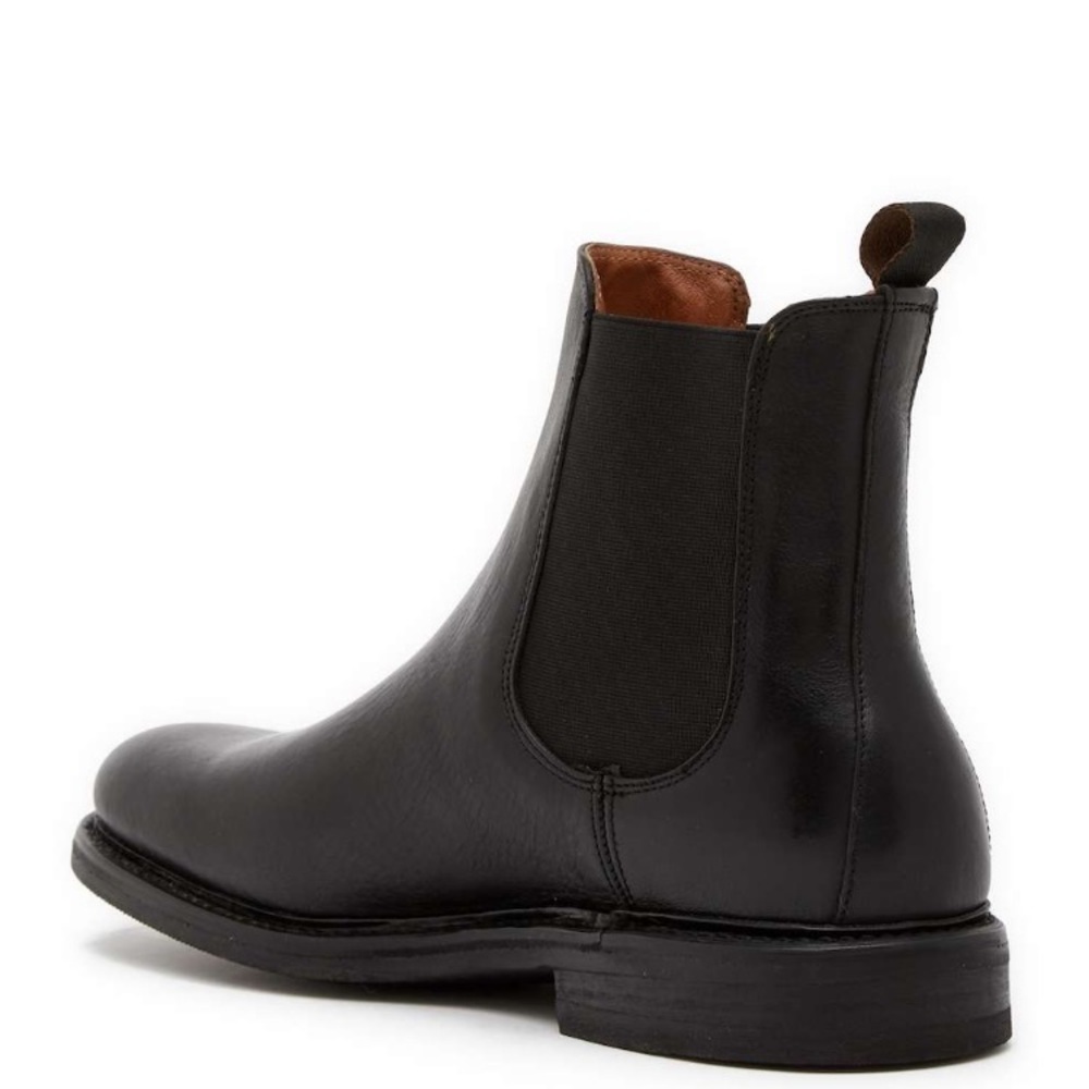 Frye Mens Seth Black Leather Ankle Boots - Picture 5 of 6